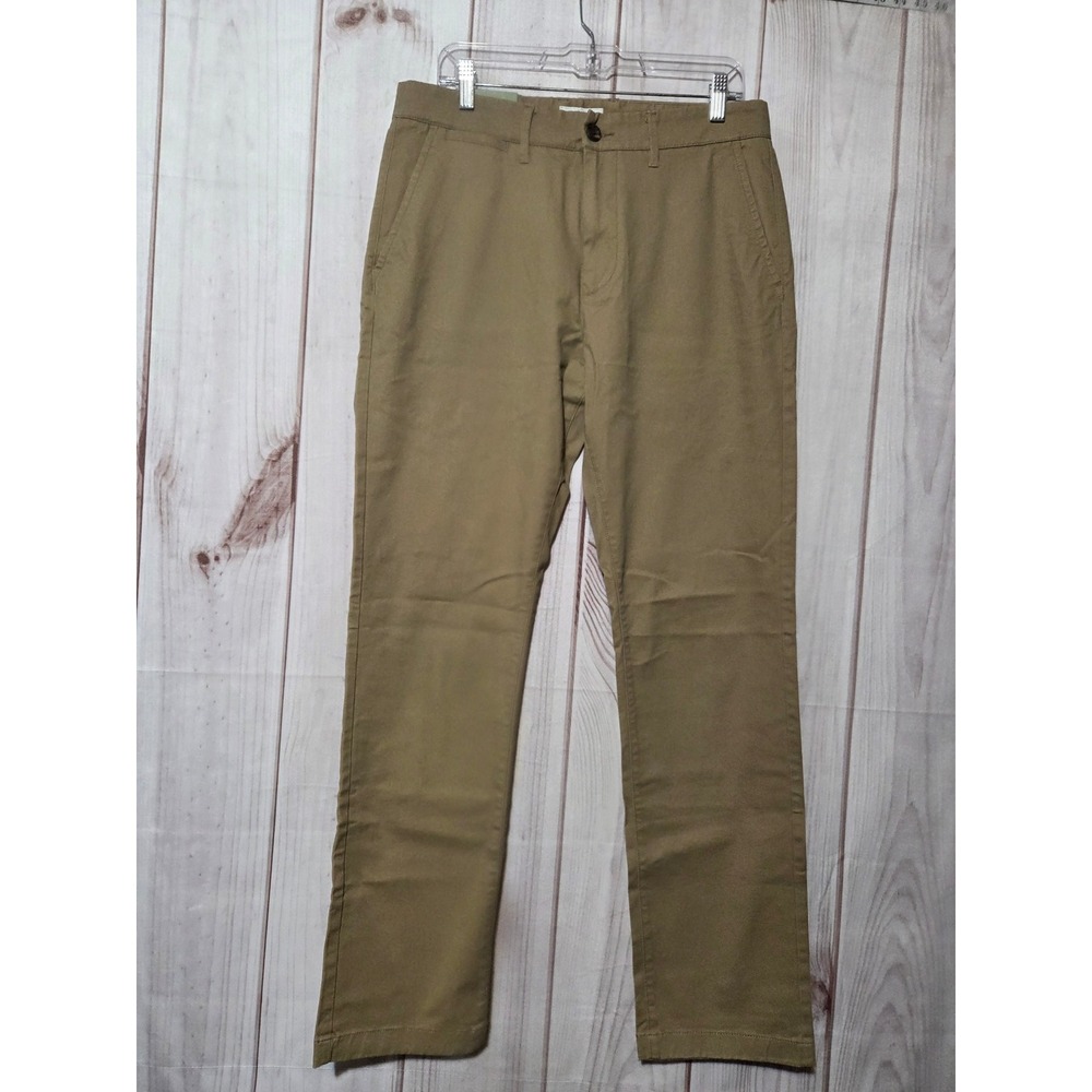 Goodfellow & Co Mens Athletic Fit Chino‎ Pants Khaki Tan 33x32 NWT